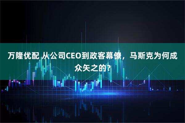 万隆优配 从公司CEO到政客幕僚，马斯克为何成众矢之的？