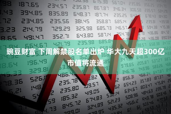 豌豆财富 下周解禁股名单出炉 华大九天超300亿市值将流通