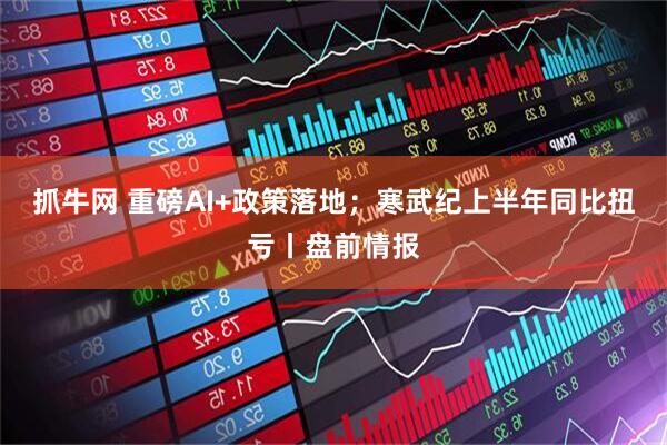 抓牛网 重磅AI+政策落地；寒武纪上半年同比扭亏丨盘前情报