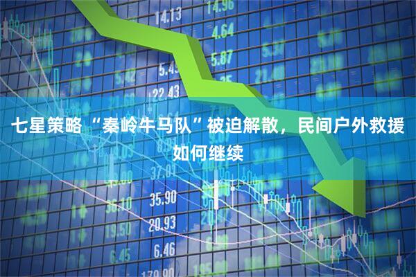 七星策略 “秦岭牛马队”被迫解散，民间户外救援如何继续